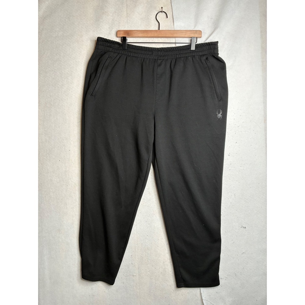 Spyder Active ProWeb Mens Joggers Black Athletic Sweatpants XXL 40x28